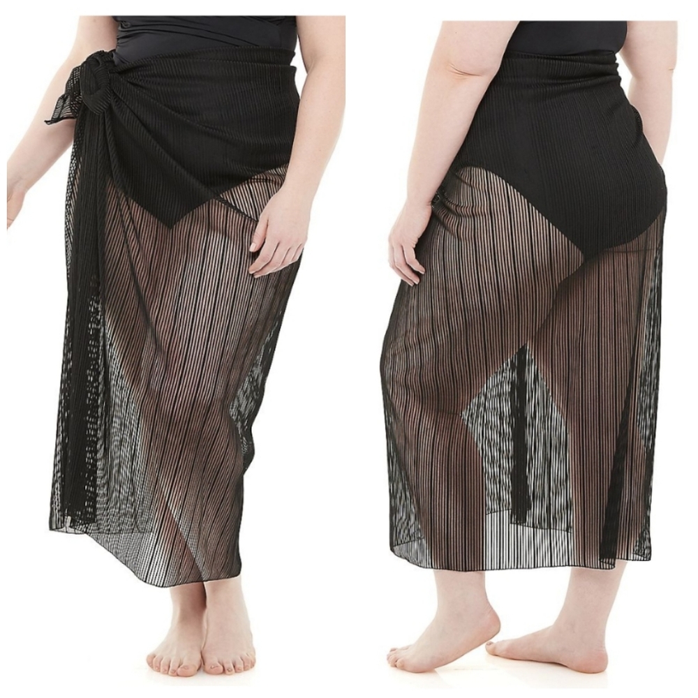 👀50% OFF🏊‍♂️ 🌞🩱🏖 NWT‼️ Beach Scene brand Side-tie Sarong Cover-up